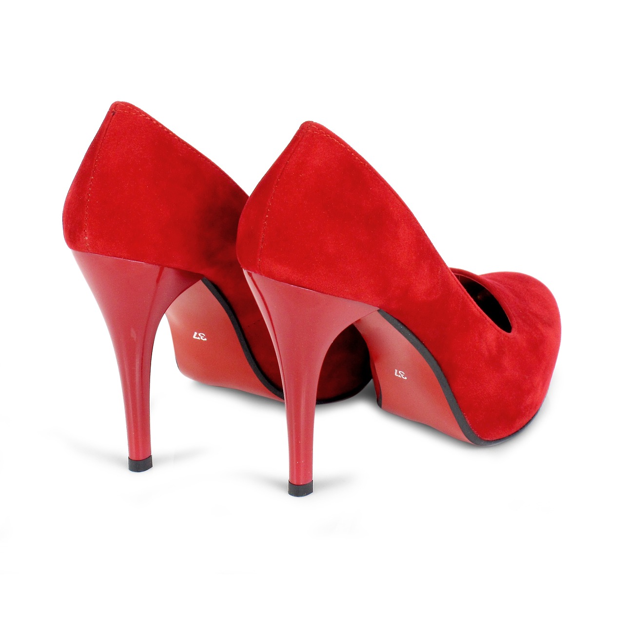 Talon femme rouge