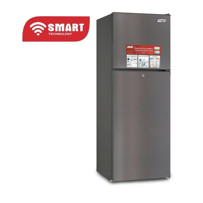 CONGELATEUR 2 PORTES 160L GRIS