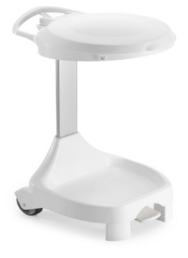 POUBELLE VIGIPIRATE BLANC 120L