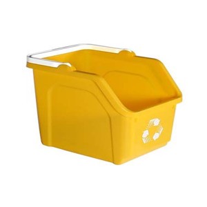 BAC A DECHETS MULTI RECYCLER 22L JAUNE