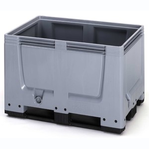 CAISSE PALETTE 535L GRIS ARGENTE