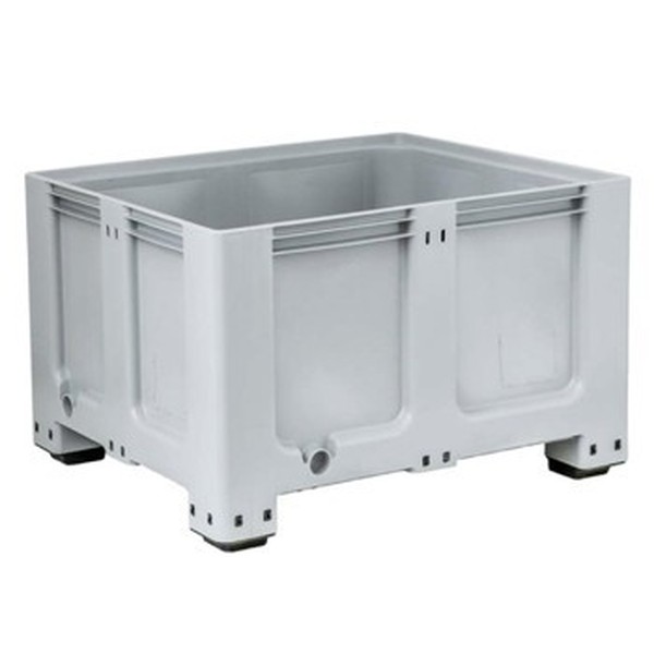 CAISSE PALETTE CTR4 610L PLEINE AVEC PIEDS