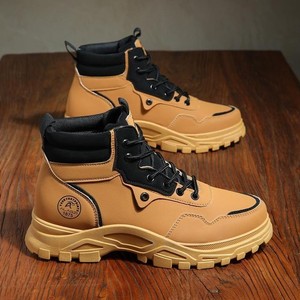 CHAUSSURES HAUTES TENDANCE POUR HOMMES – JAUNE