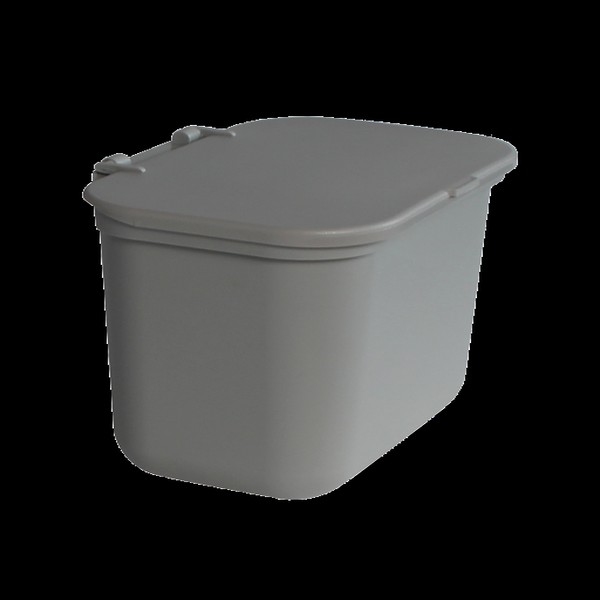 CORBEILLE A PAPIER GRIS SUSPENDUE 2, 5L