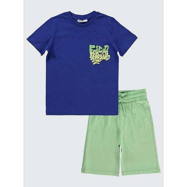 ENSEMBLE T-SHIRT + SHORT PUR GARCONS