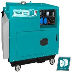 GROUPE ELECTROGENE GASOIL  5 KVA 2 PHASES SILENCIEUX AVEC ROUE