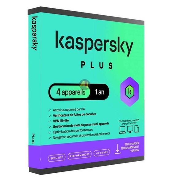 KASPERSKY- PLUS - 4 POSTES