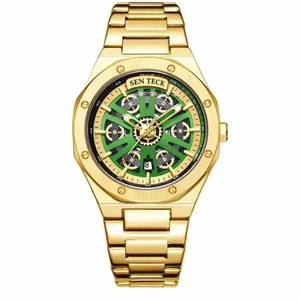 MONTRE HOMME DE LUXE SEN TECH – QUARTZ PREMIUM, ACIER INOXYDABLE,