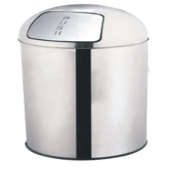 POUBELLE PUSH EN INOX 30L